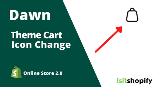 Shopify Dawn theme Cart Icon Change
